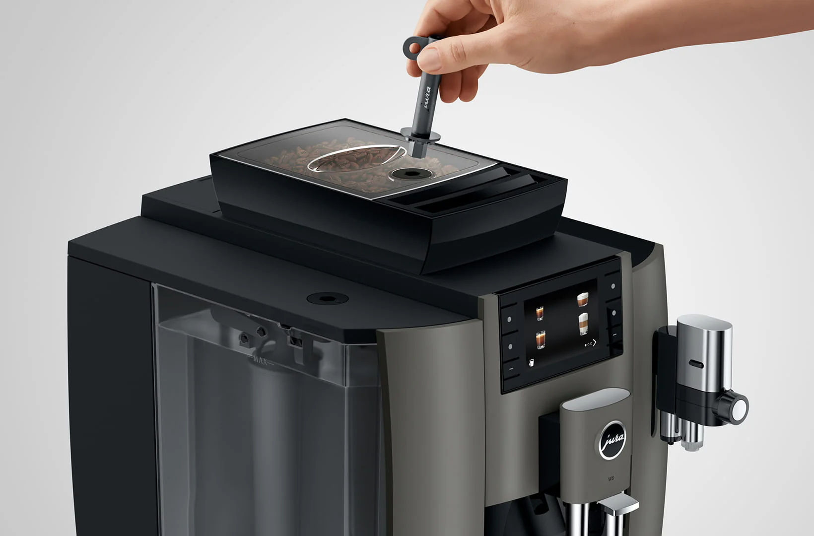JURA W8 Dark Inox (EA) with free coffee worth €65 - Image 5