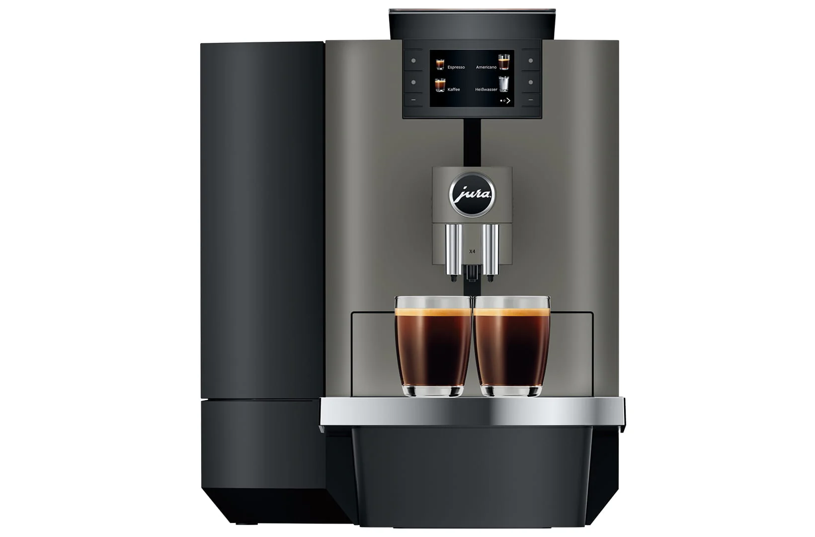 JURA X4 Dark Inox (EA) with free coffee worth €65
