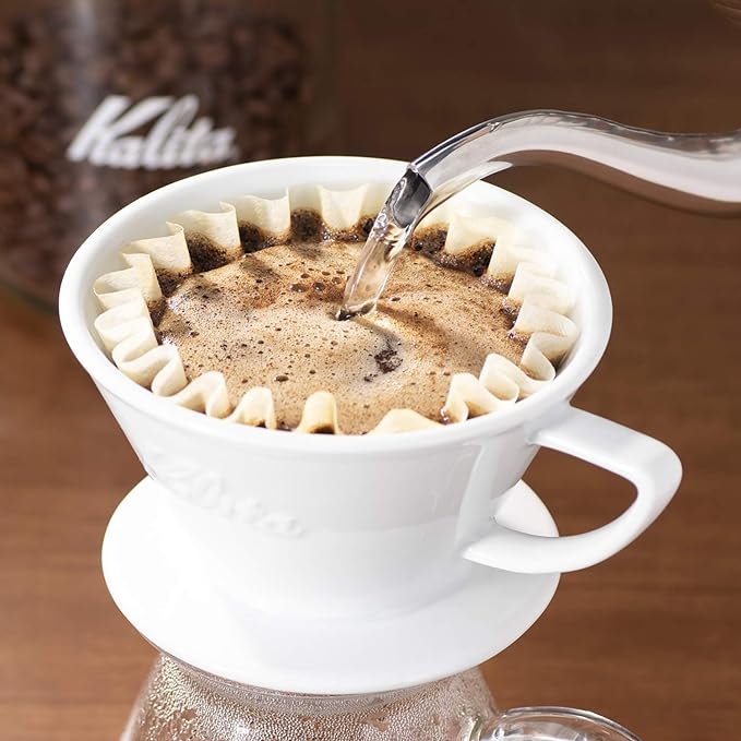 Kalita HA 185 Porcelain White Wave Dripper - Image 3