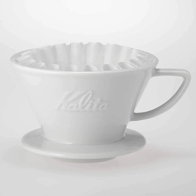 Kalita HA 185 Porcelain White Wave Dripper - Image 4
