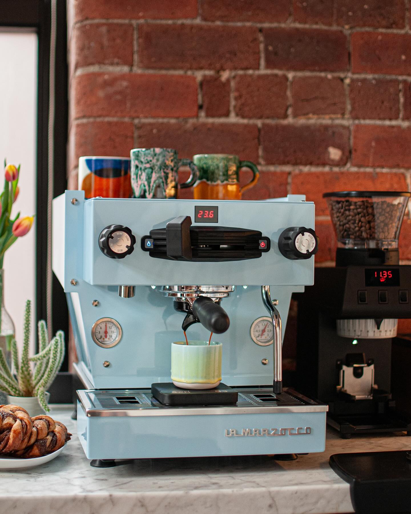 La Marzocco Linea mini R - Pro Touch - Blue with free gift worth €130 - Image 2