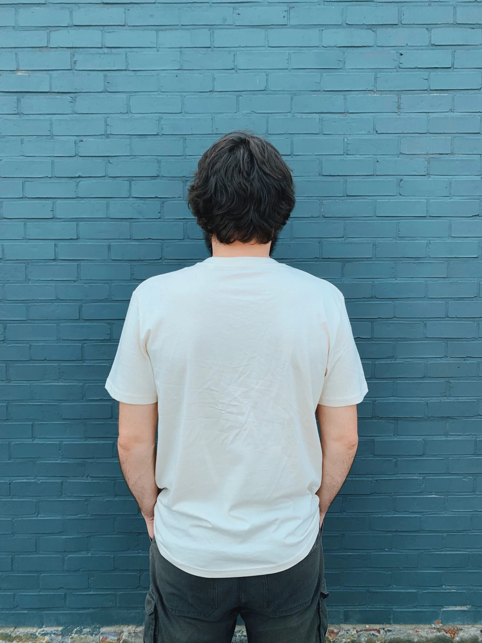 OR T-shirt – Embroidered White Raw Cotton - Image 2