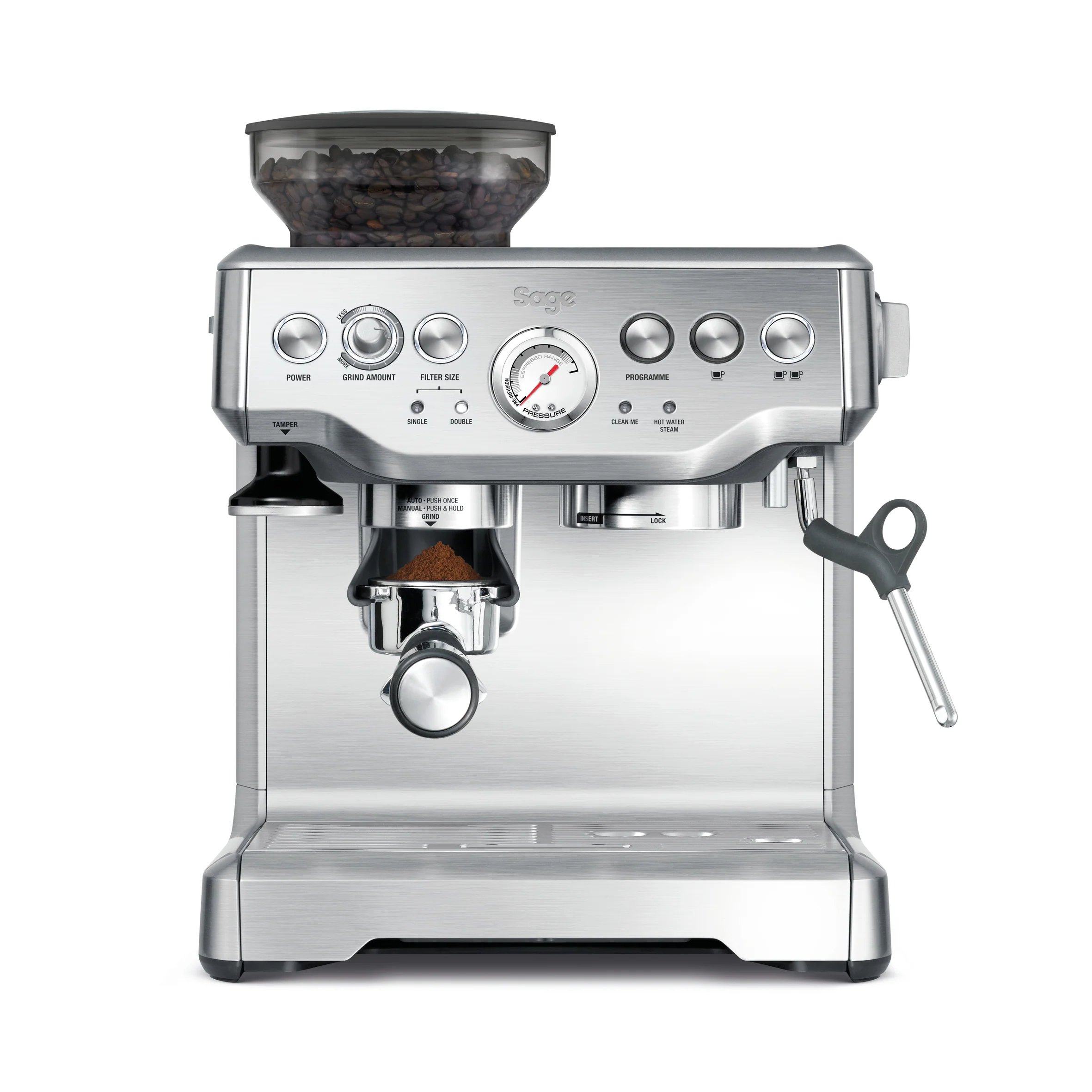 Sage Barista Express - Stainless Steel with free gift worth €55