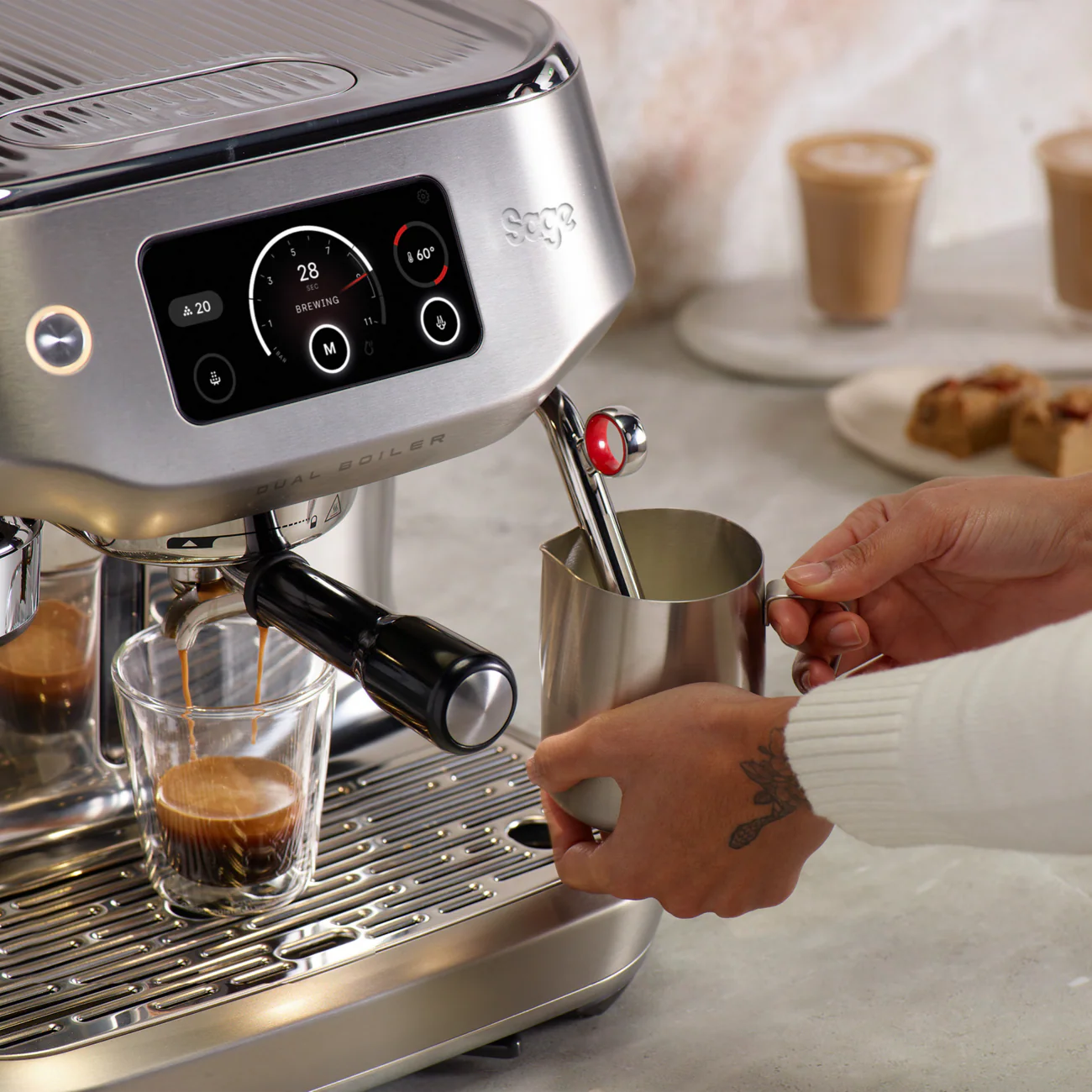 Sage Oracle Dual Boiler Stainless Steel - with free gift worth €130 - Image 2